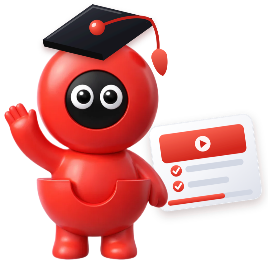 GoofyLMS mascot waving